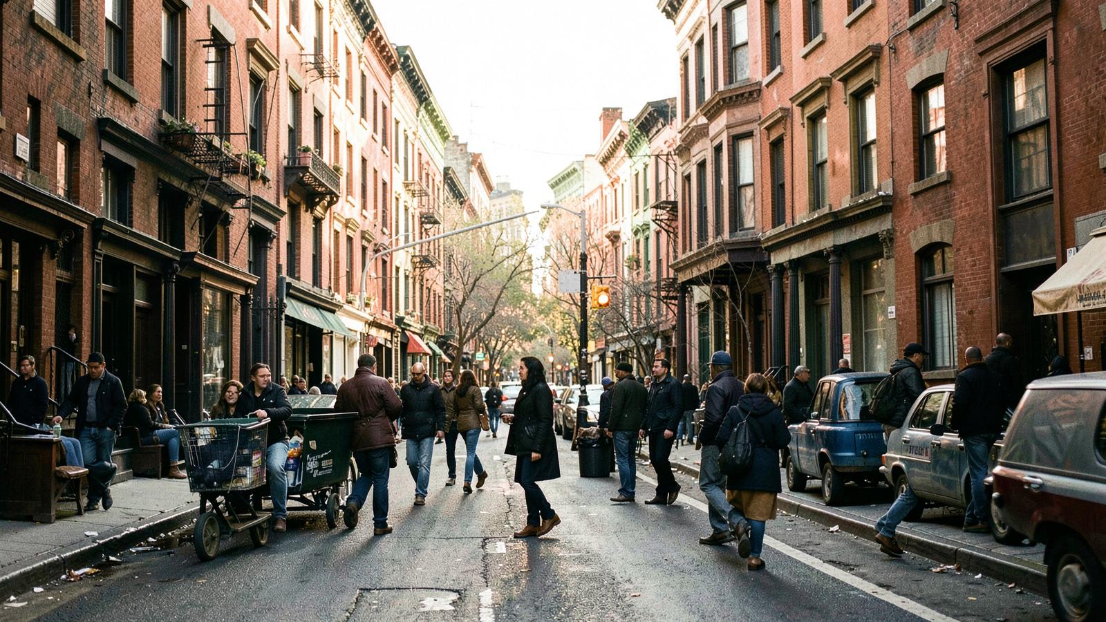 New York scene illustrating a subway signal overhaul that will reshape the morning commute